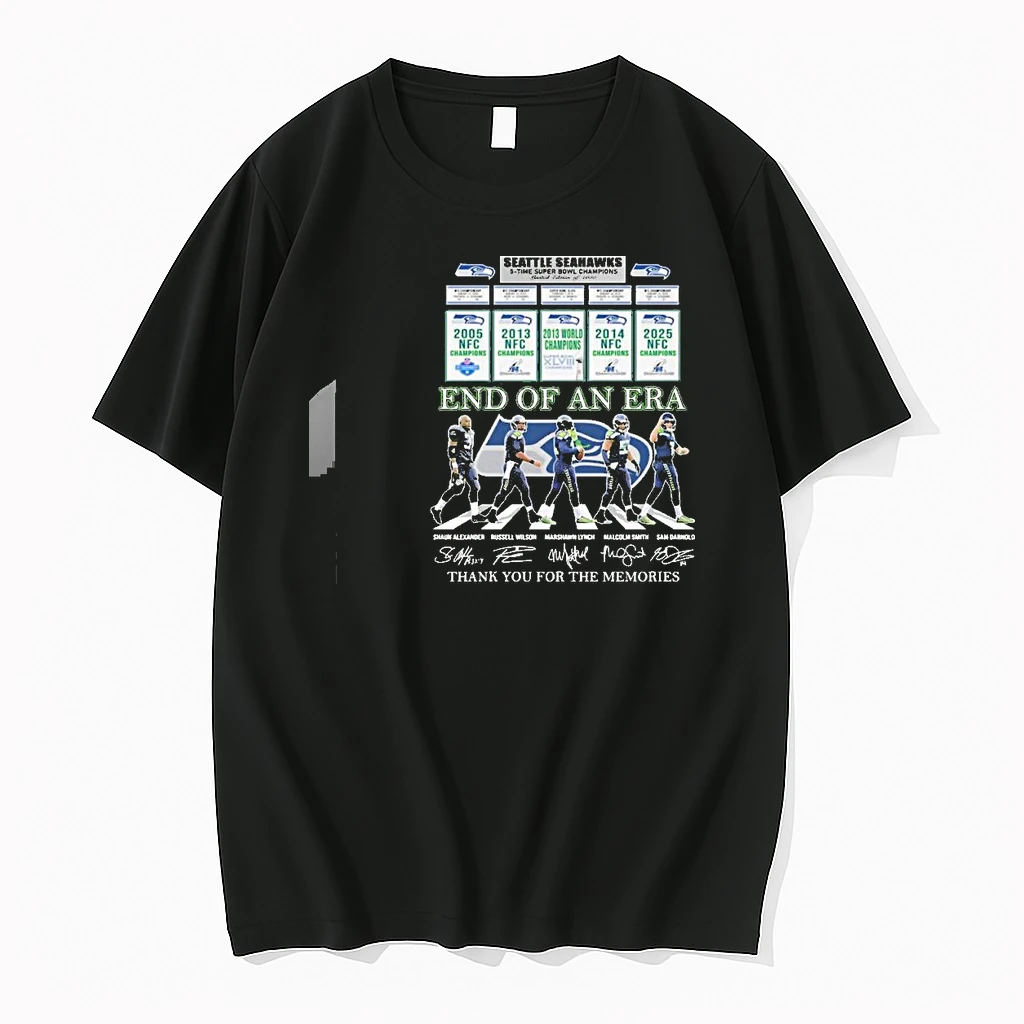 End Of An Era Seattle Seahawks Abbey Road Shirts