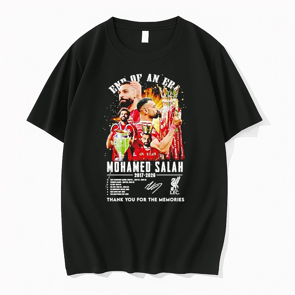 End Of An Era Mohamed Salah 2017 2026 Thank You For The Memories Signature Shirts