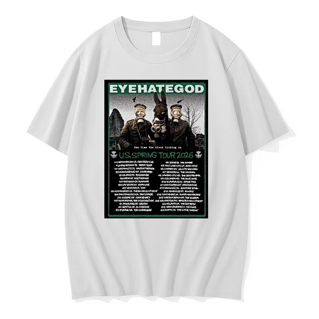 Eyehategod The Time The Clock Ticking On Us Spring Tour 2026 Shirts