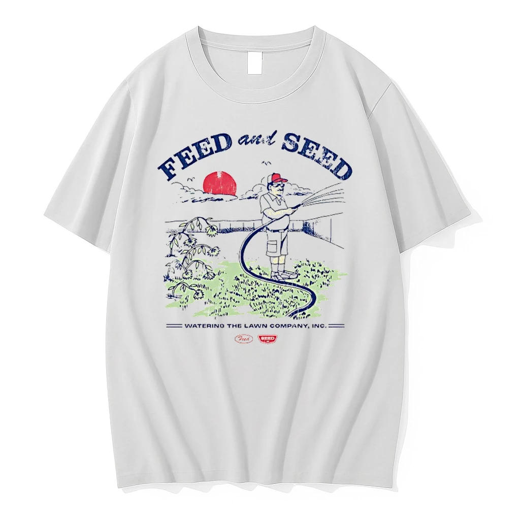 Feed And Seed Watering The Lawn Company Inc Art Shirts