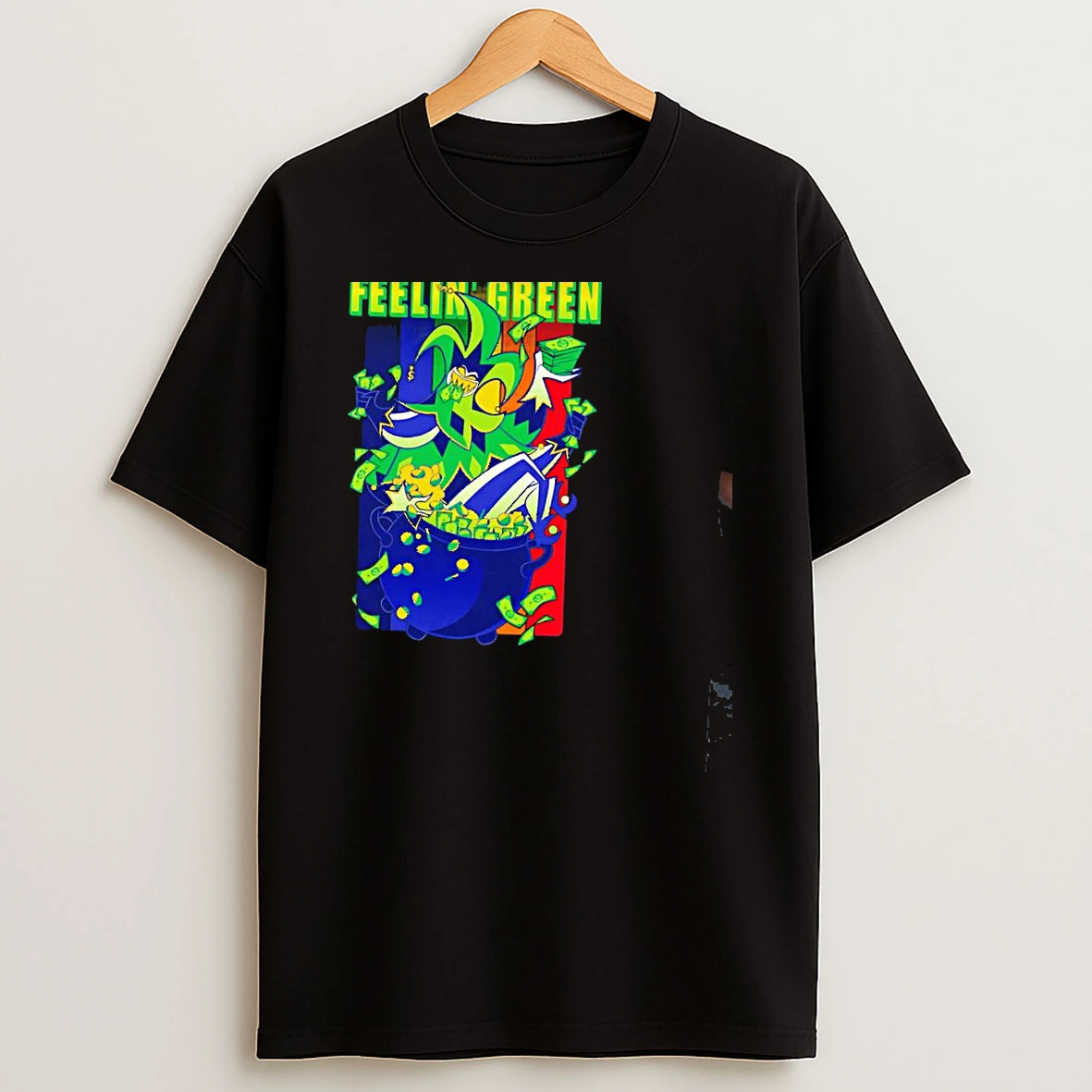 Feelin Green Cartoon Shirts