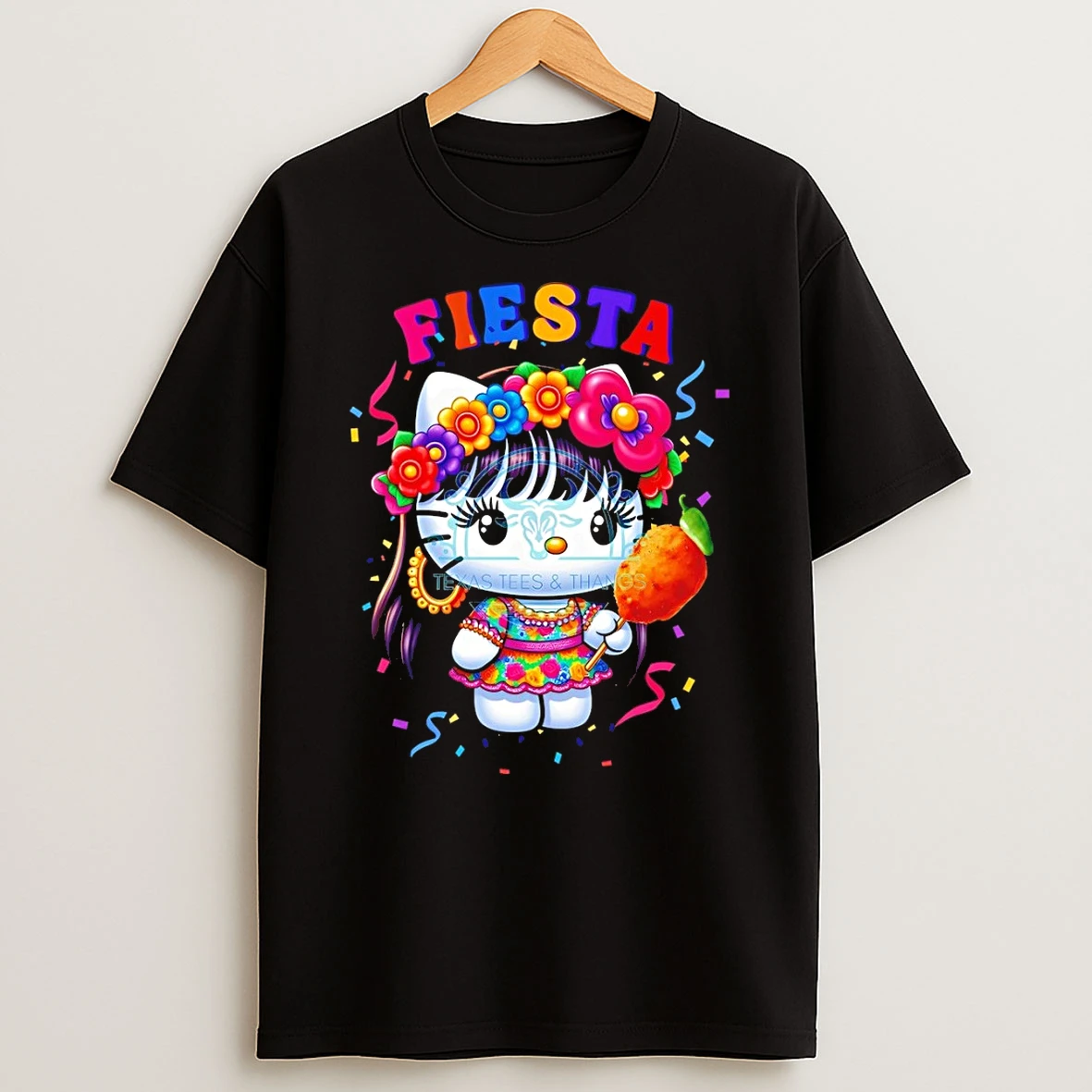 Fiesta Kitty Mexican Fiesta Girl Shirts