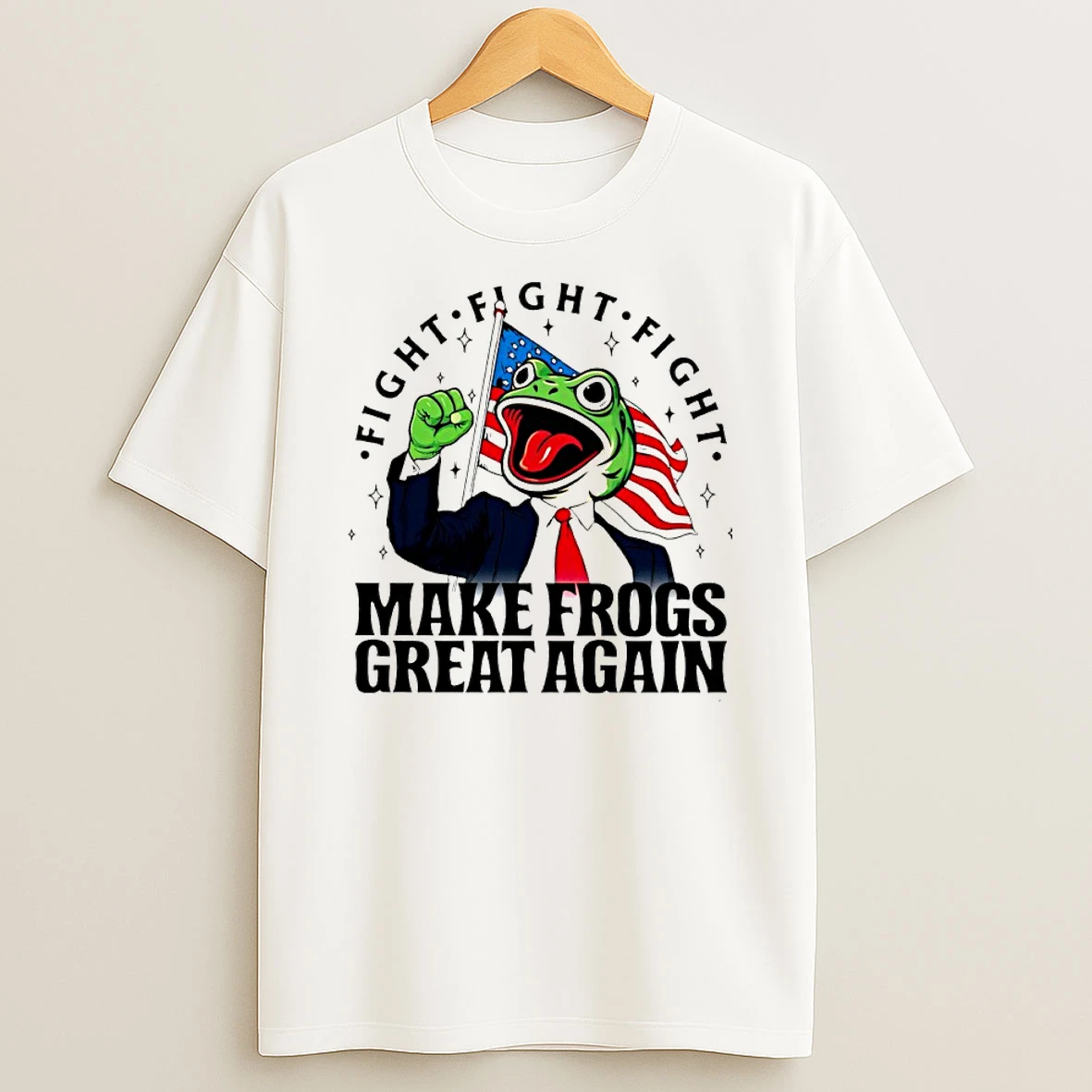 Fight Make Frogs Great Again Funny Shirts