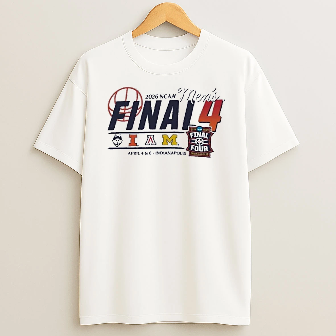 Final 4 2026 Ncaa Mens Basketball Teams Shirts