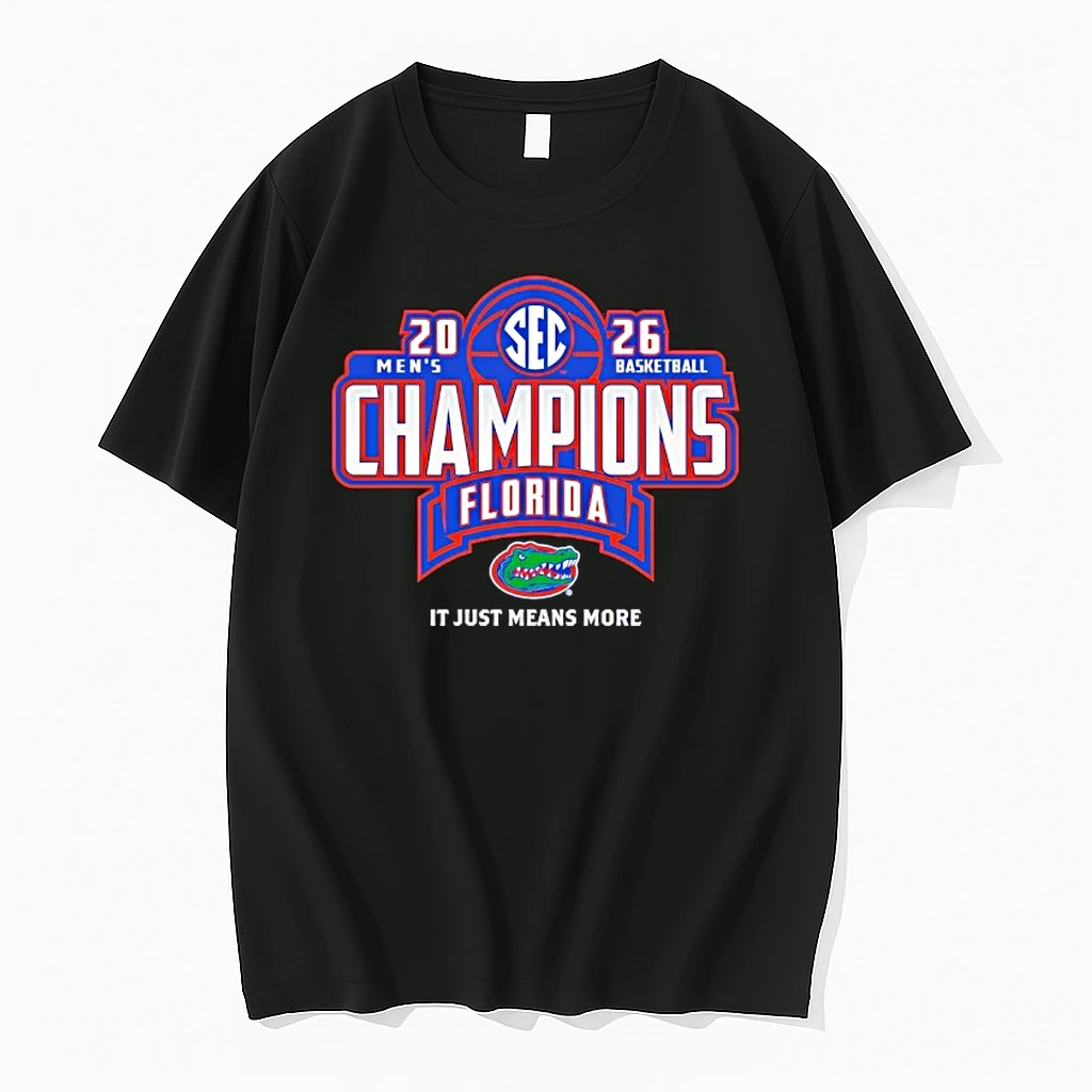 Florida Gators 2026 Sec Mens Basketball Regular Season Champions Shirts