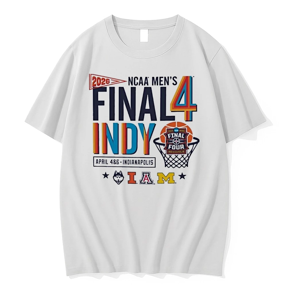 Four Teams 2026 Ncaa Mens Final Four Indy Retro Shirts