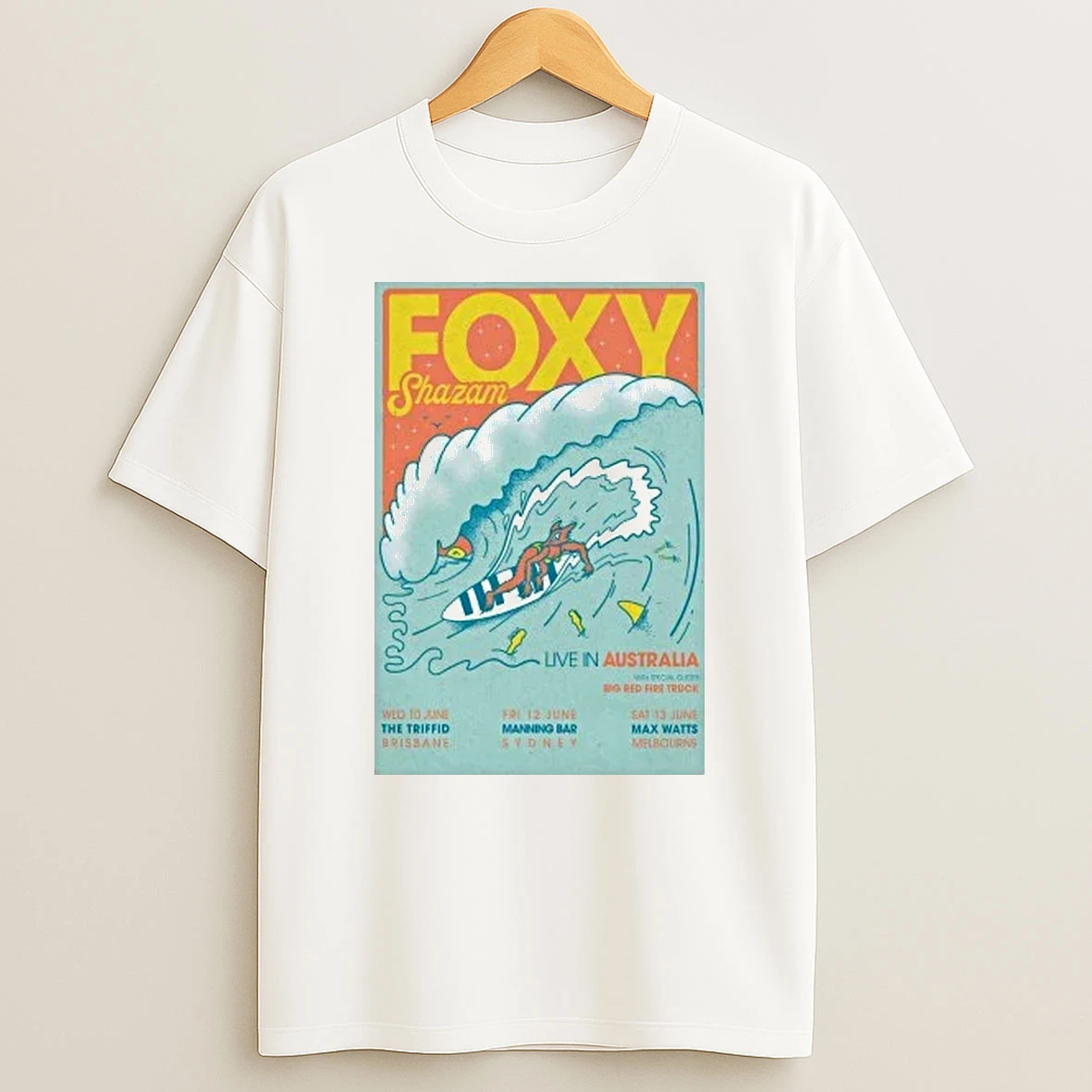 Foxy Shazam Aus Tour 2026 Shirts