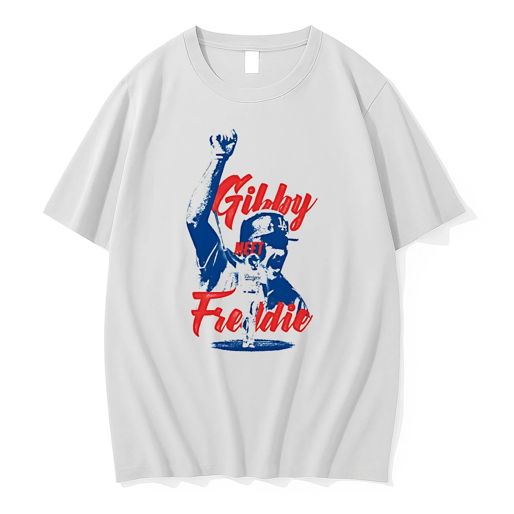 Freddie Freeman Gibby Meet Freddie Los Angeles Dodgers Baseball Shirts