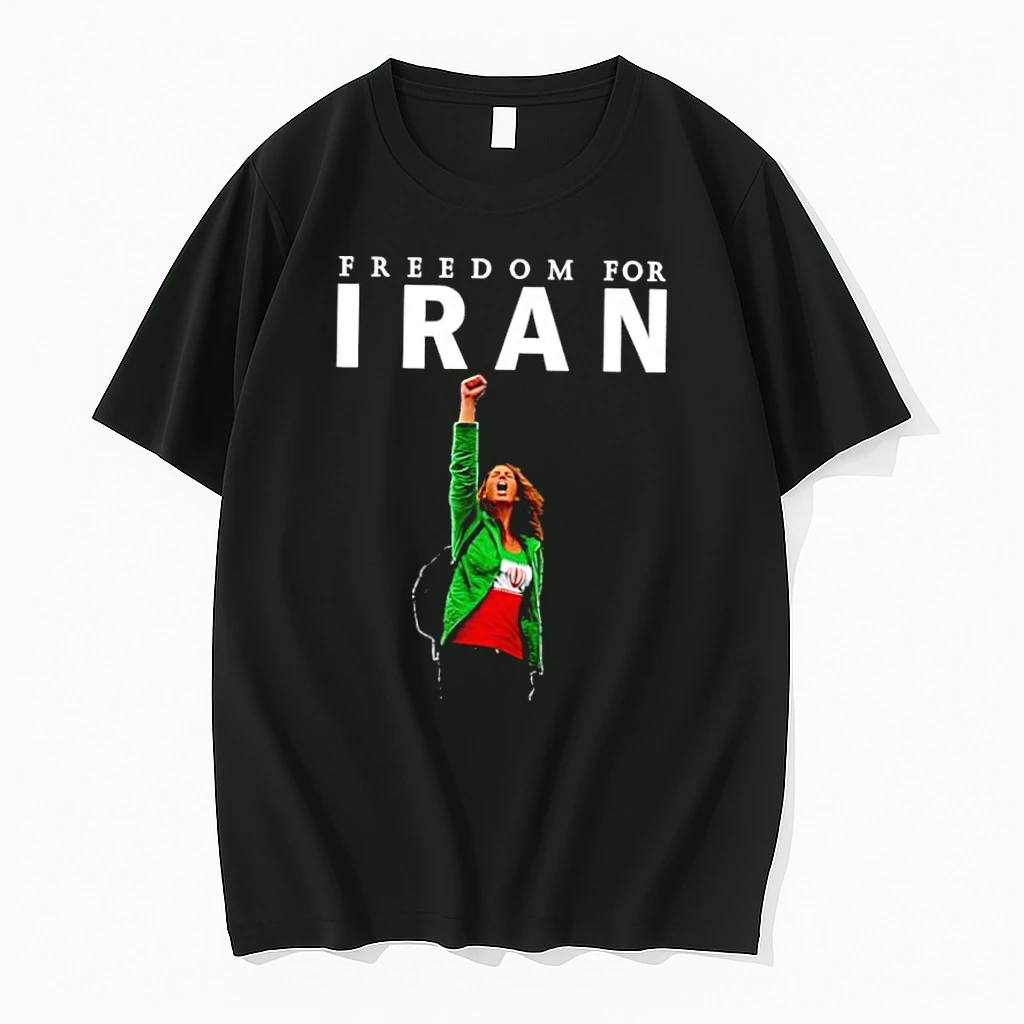 Freedom For Iran Protest Woman With Raised Fist Shirts