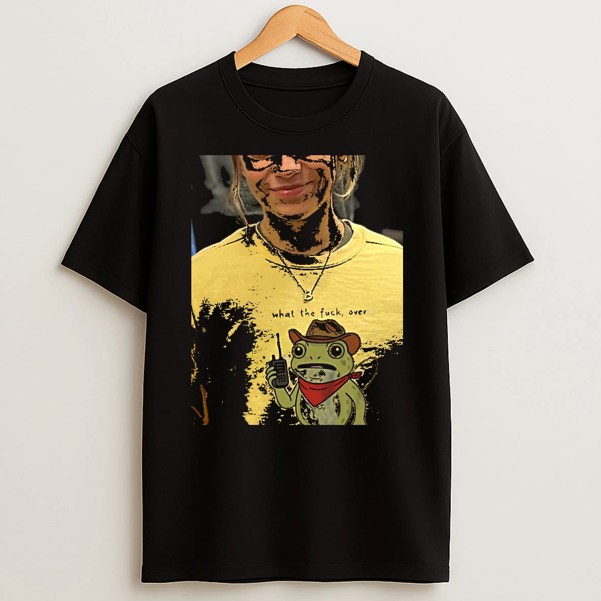 Frog Cowboy What The Fuck Over Meme Shirts
