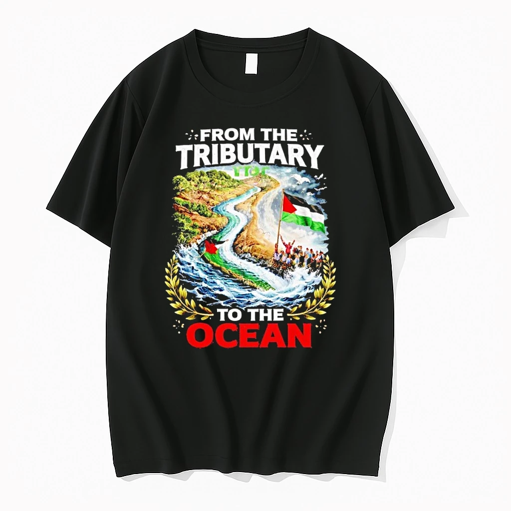 From The Tributary To The Ocean Palestine Shirts