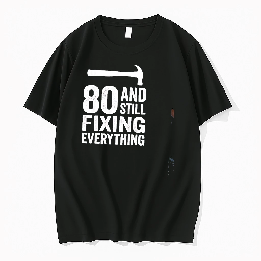 Funny 80 And Still Fixing Everything Mechanic 70s Shirts