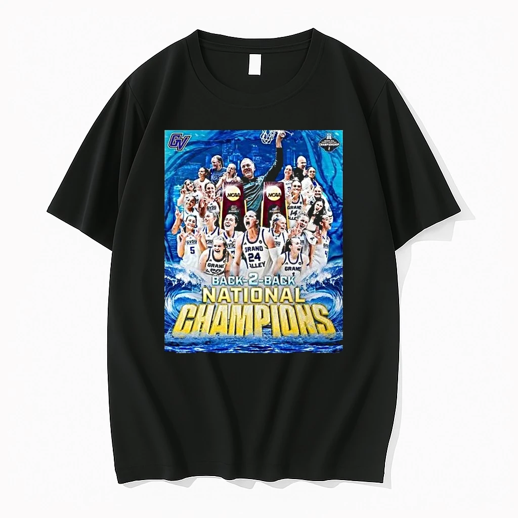 Gvsu Womens Basketball Back 2 Back Ncaa Dii National Champions Shirts