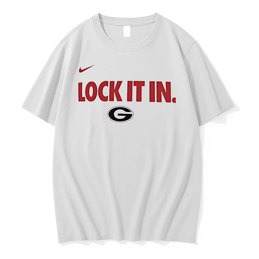 Georgia Bulldogs Lock It In 2026 On Court Bench Shirts