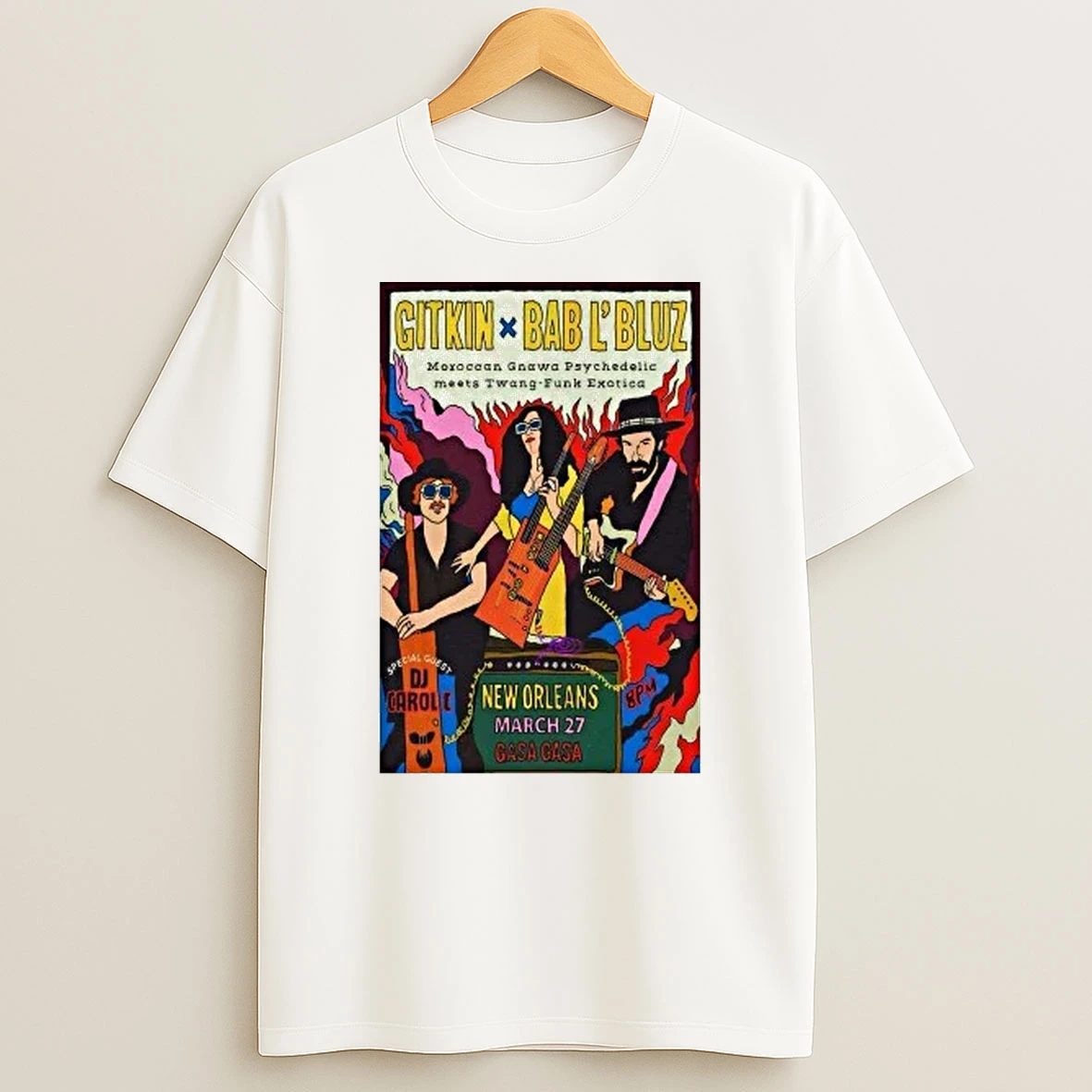 Gitkin With Bab Lbluz March 27 2026 In New Orleans La Shirts