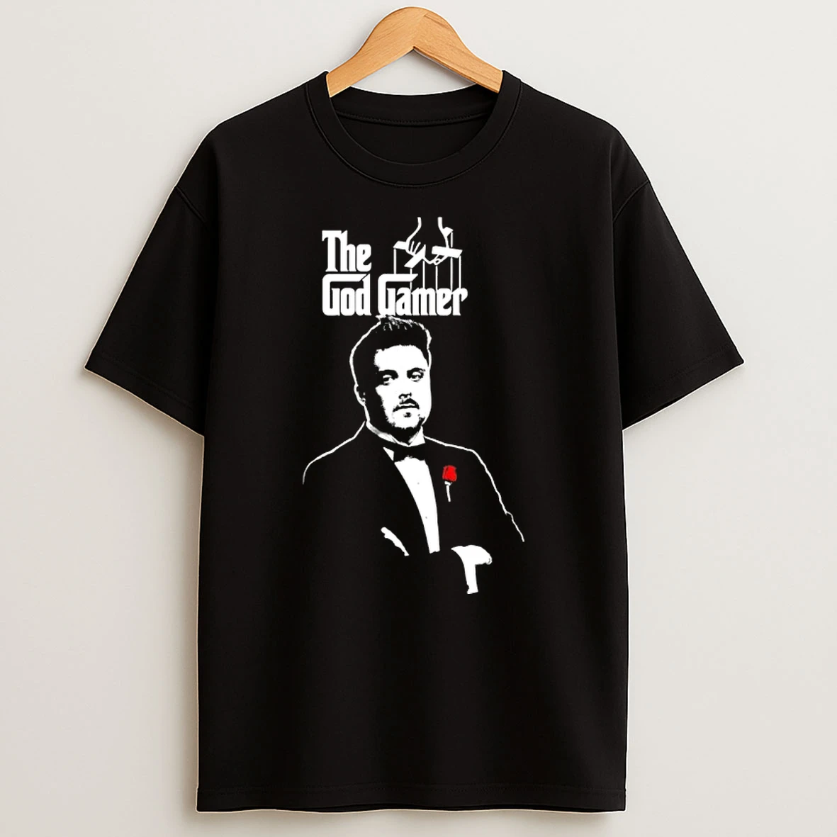 Godfather X The God Gamer Parody Shirts