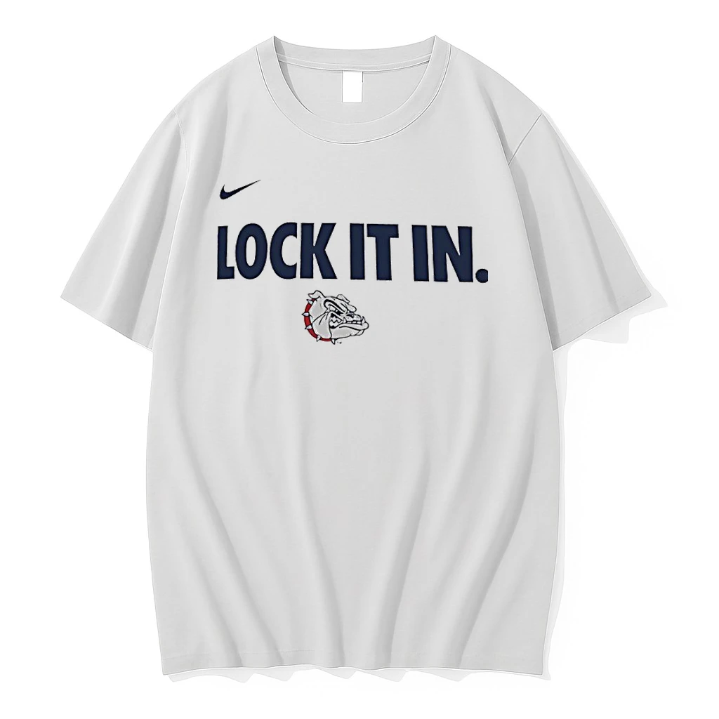 Gonzaga Bulldogs Lock It In 2026 On Court Bench Shirts
