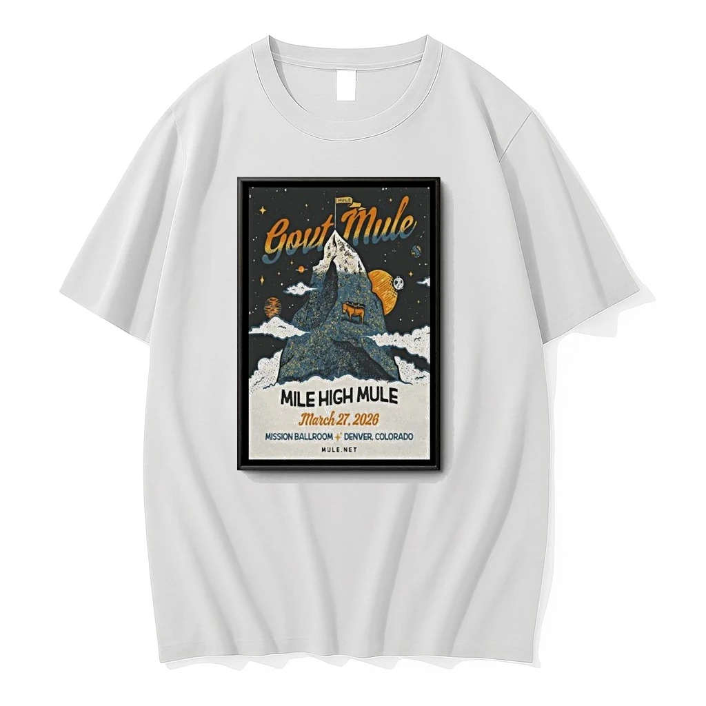 Govt Mule In Denver Co 2026 Mar 27 Shirts