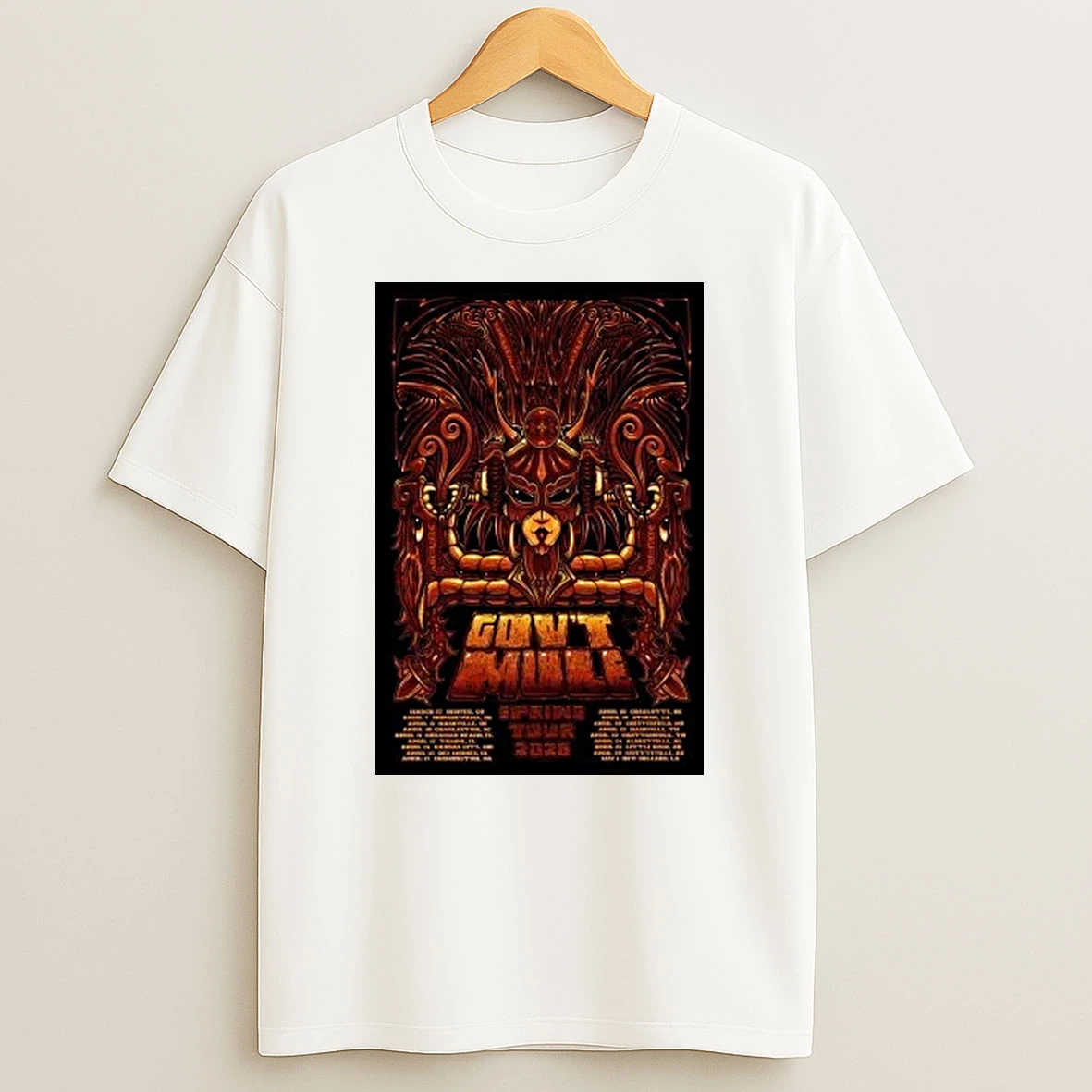 Govt Mule Spring Tour 2026 Shirts