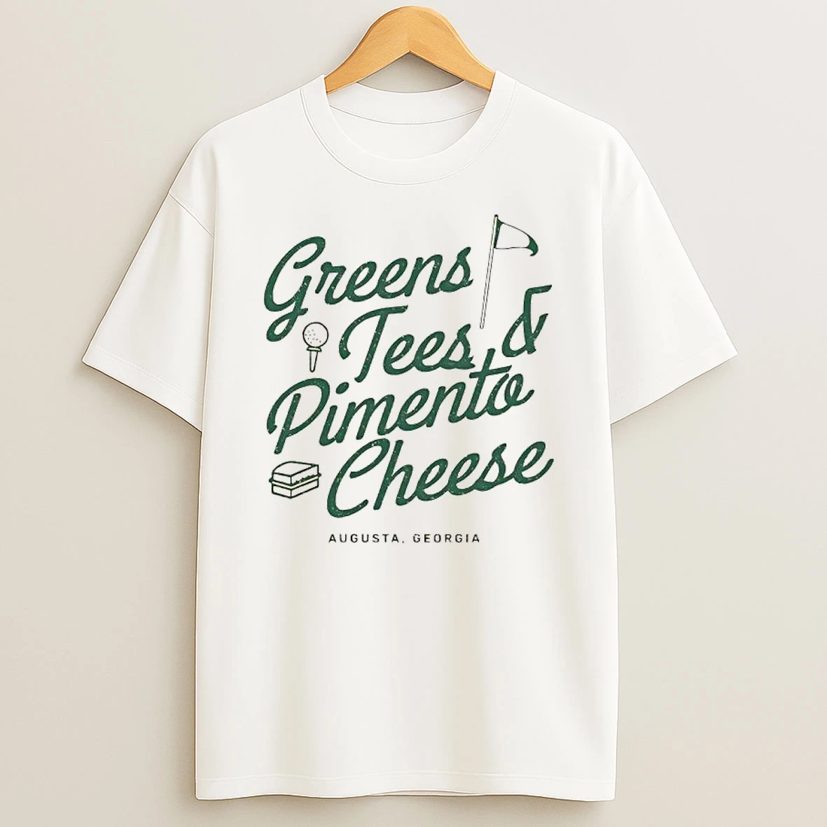 Greens Tees Pimento Cheese Masters Golf Augusta Georgia Shirts