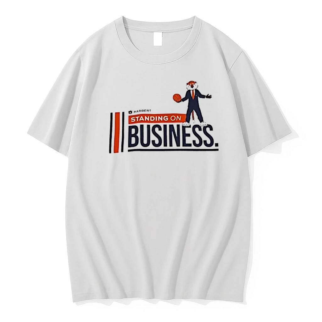 Harbert Standing On Business Auburn Tigers Basketball Mascot Shirts