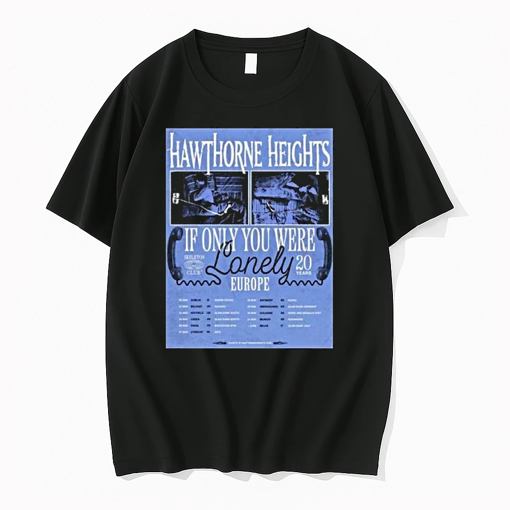 Hawthorne Heights If Only You Were Lonely Europe Tour 2026 20 Years Celebration Shirts