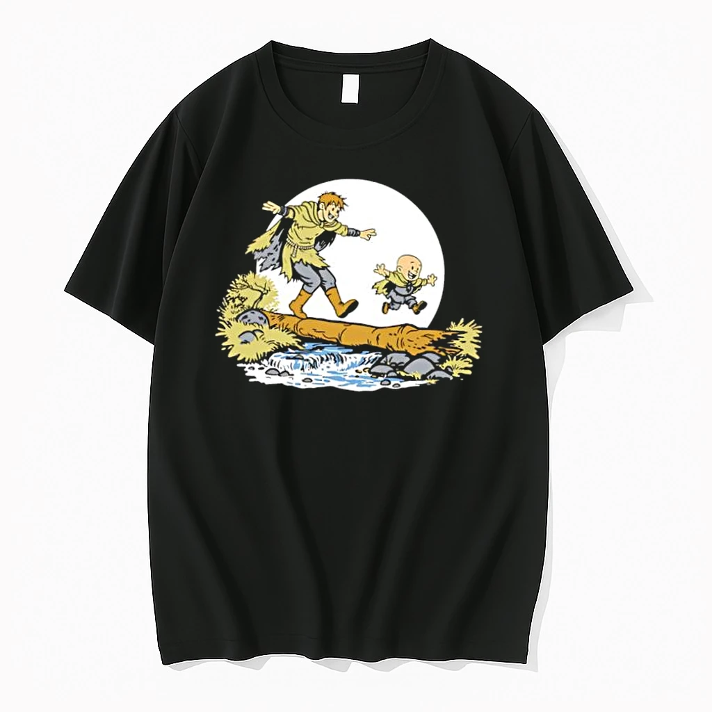 Hedge Knight And Squire Crossing River Log Shirts