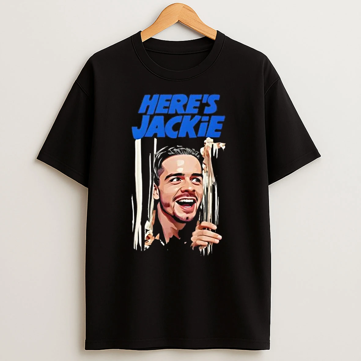 Heres Jackie Jack Grealish The Shining Parody Shirts