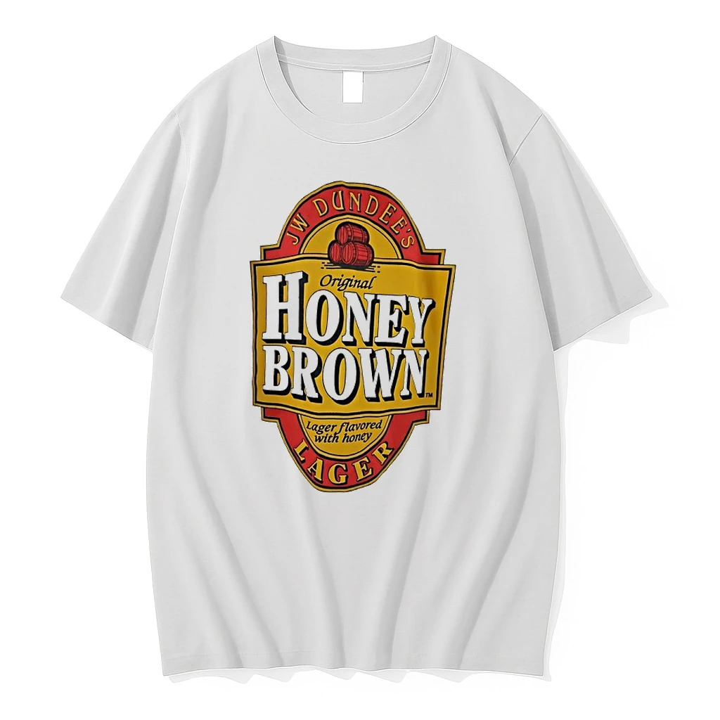 Honey Brown Jw Dundees Lager Beer Logo Shirts