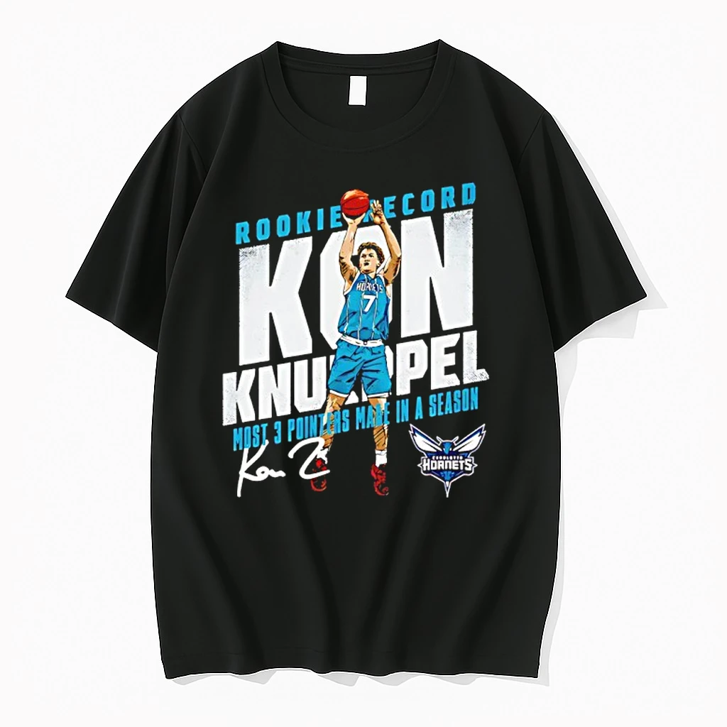 Hornets Kon Knueppel Rookie Record Most 2 Pointers Made In A Season Signature Shirts