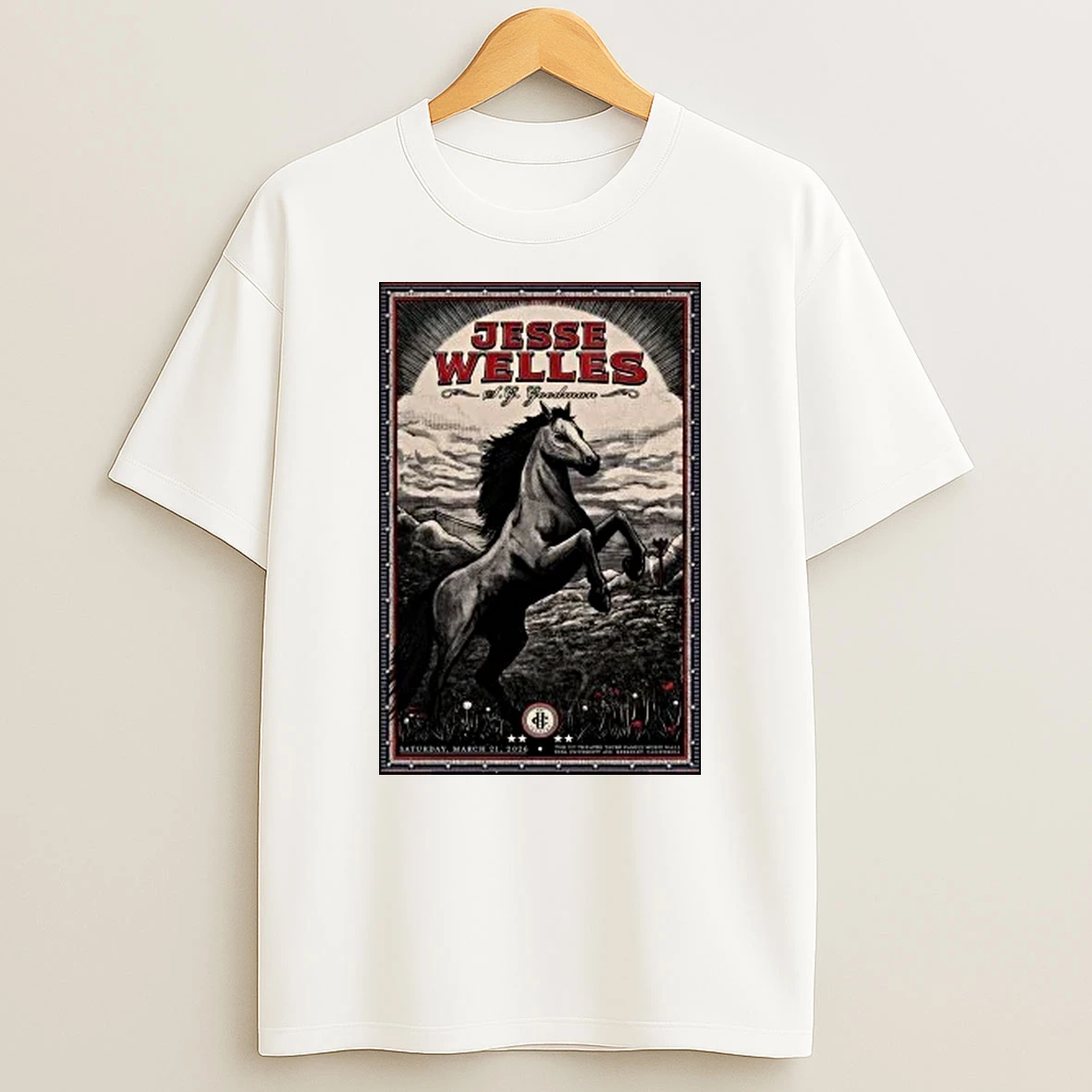 Horse Jesse Welles Berkeley Ca 3 21 2026 Shirts