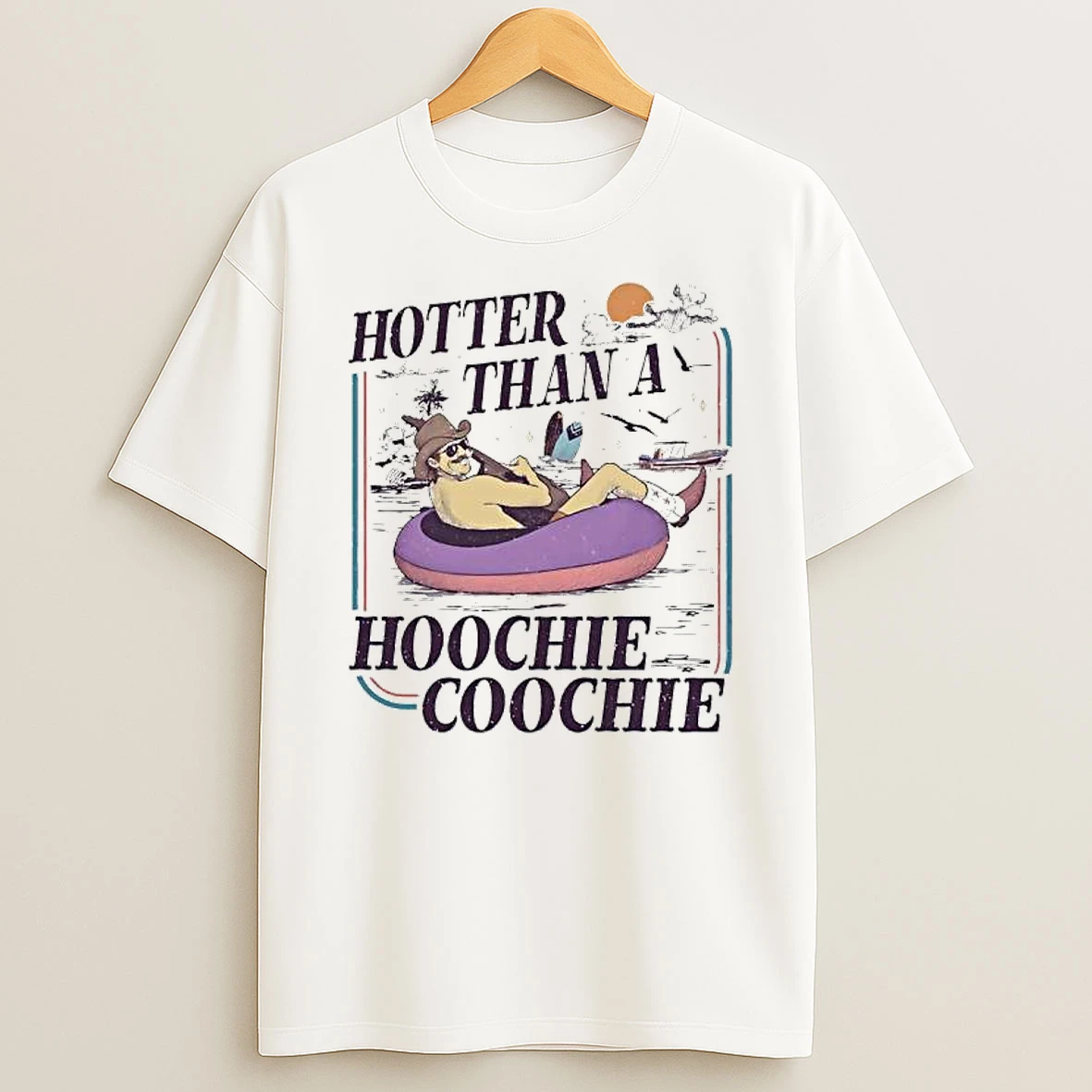 Hotter Than A Hoochie Coochie Lets Find A Cure For Stupid People Shirts