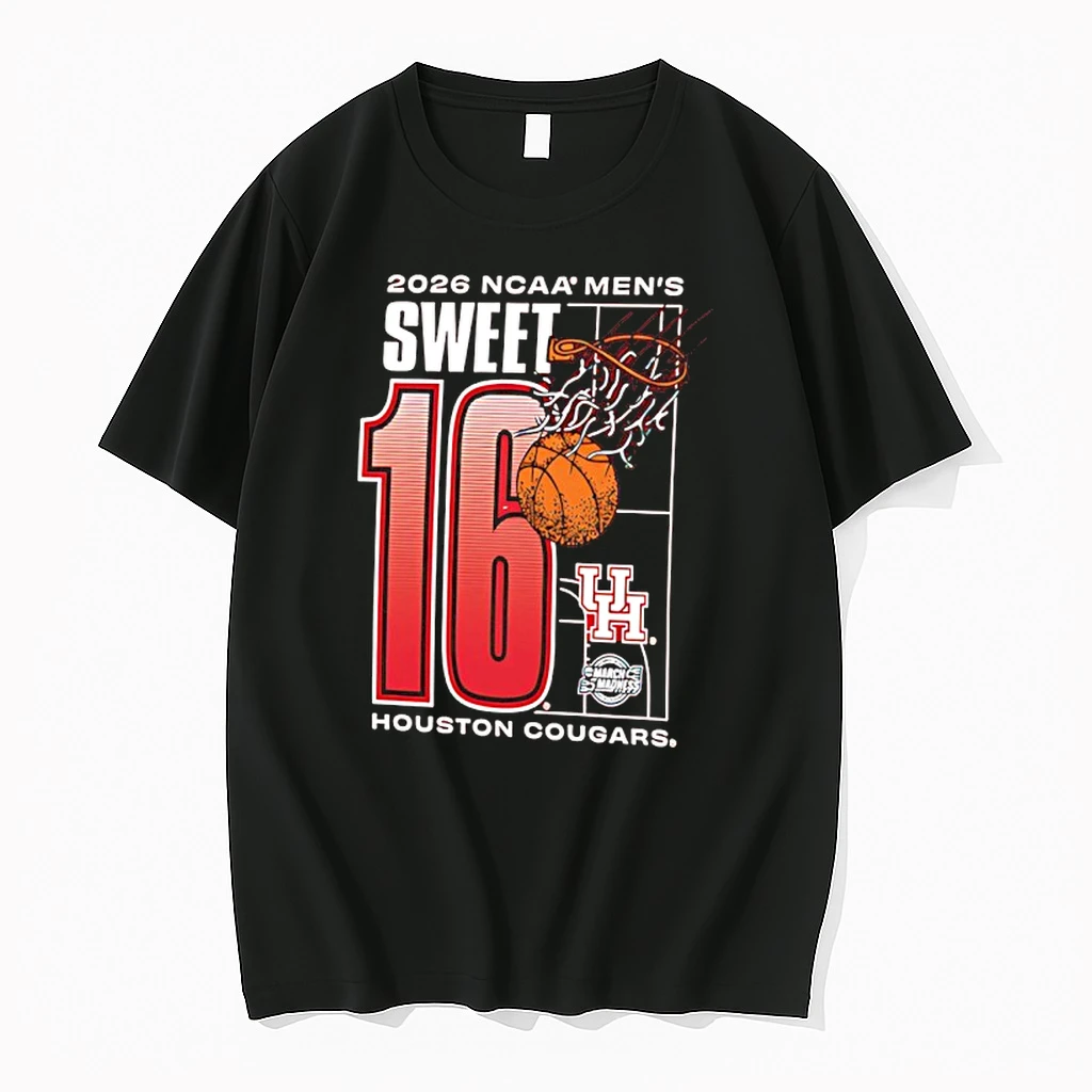 Houston Cougars 2026 Ncaa March Madness Sweet 16 Bound Basketball Shirts