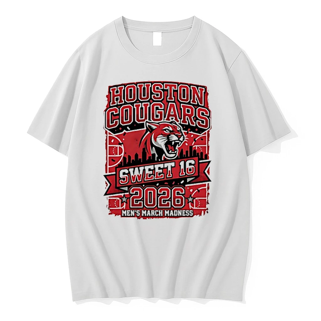 Houston Cougars Sweet 16 2026 Ncaa Mens March Madness City Skyline Shirts
