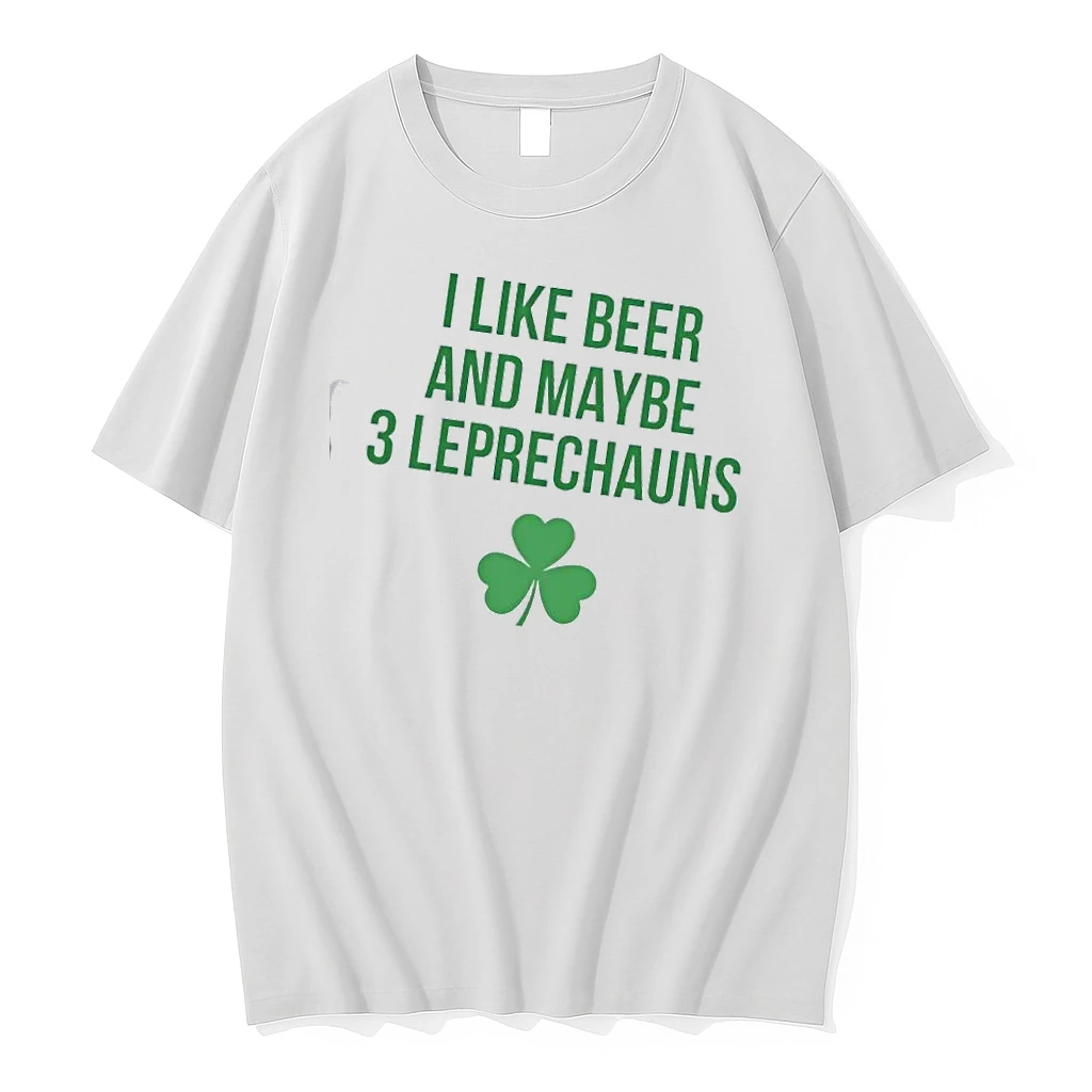 I Like Beer And Maybe 3 Leprechauns Patricks Day Shirts
