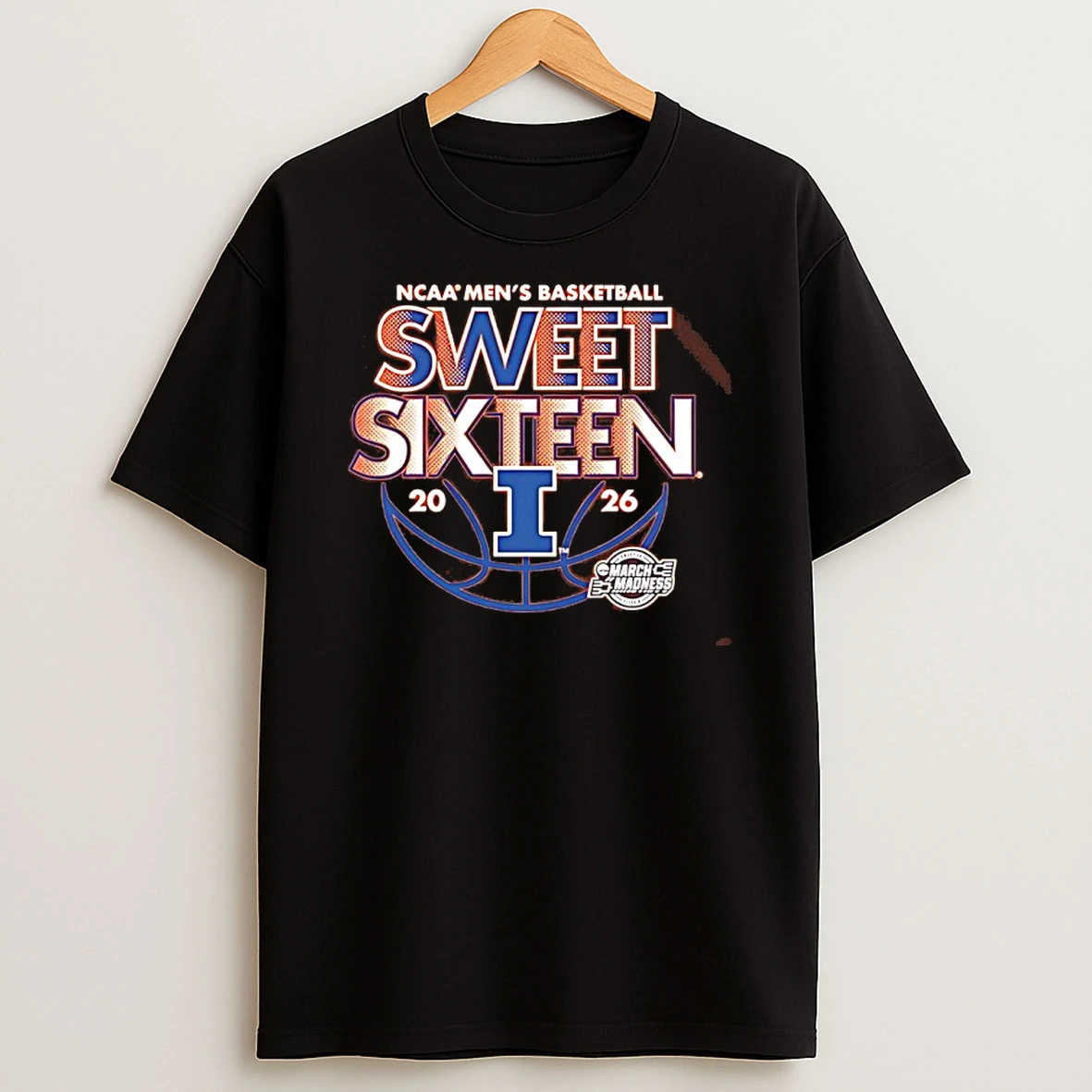 Illini Mens Basketball Sweet 16 March Madness 2026 Shirts