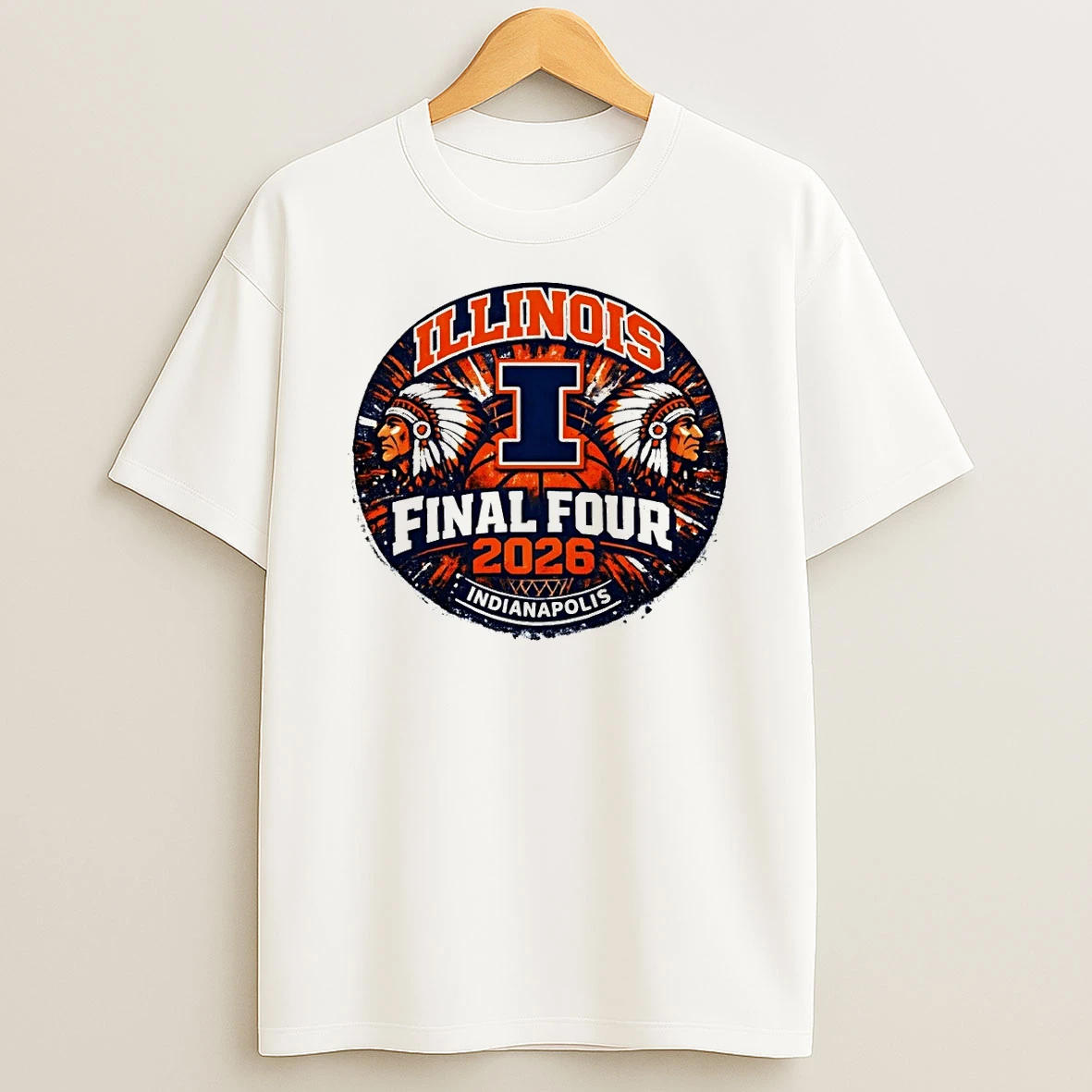 Illinois Basketball Ncaa March Madness Retro Sports Shirts