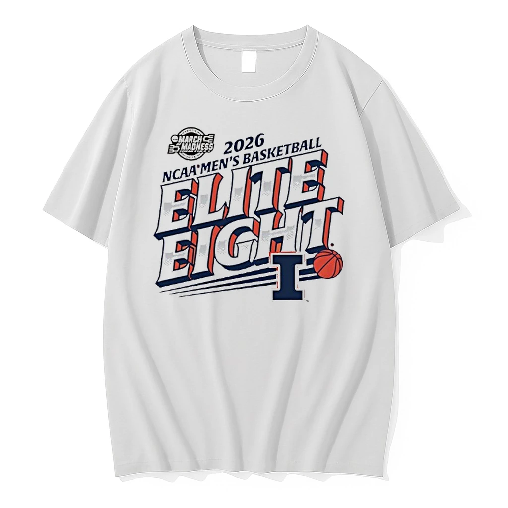 Illinois Fighting Illini 2026 Ncaa Mens Basketball Elite 8 Bound Shirts