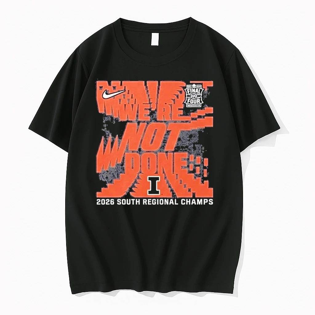 Illinois Fighting Illini 2026 Tournament Final Four Locker Room Shirts