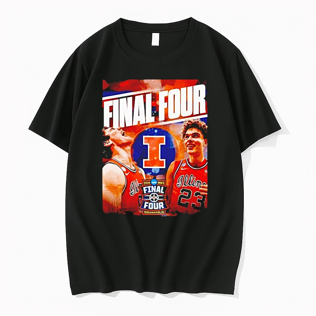 Illinois Fighting Illini Final Four 2026 Basketball Graphic Shirts