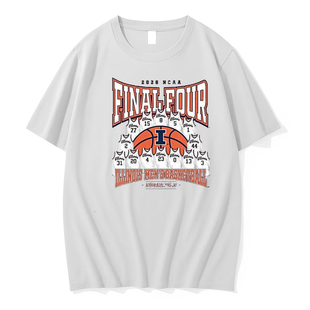 Illinois Fighting Illini Jersey Madness 2026 Ncaa Mens Basketball Final Four Bound Shirts