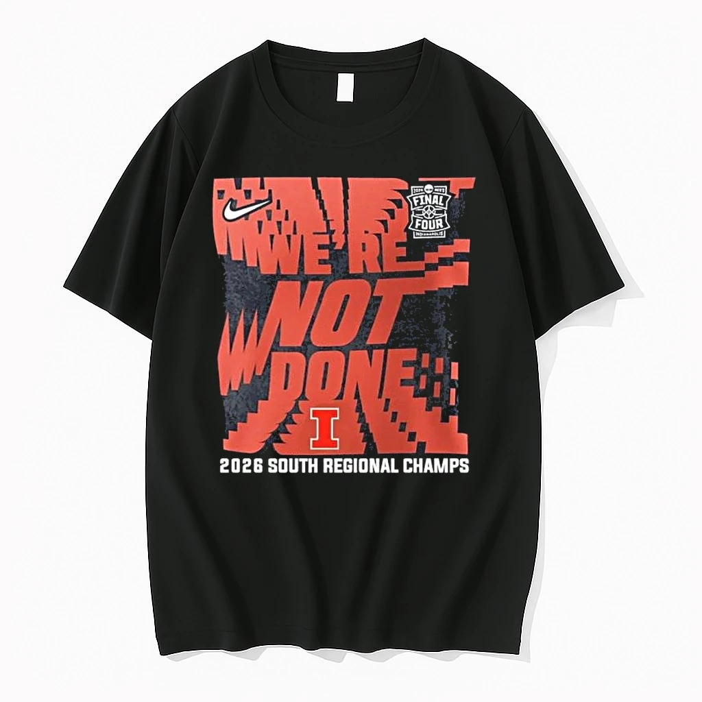 Illinois Fighting Illini Nike 2026 Ncaa Mens Basketball Tournament March Madness Final Four Locker Room Shirts