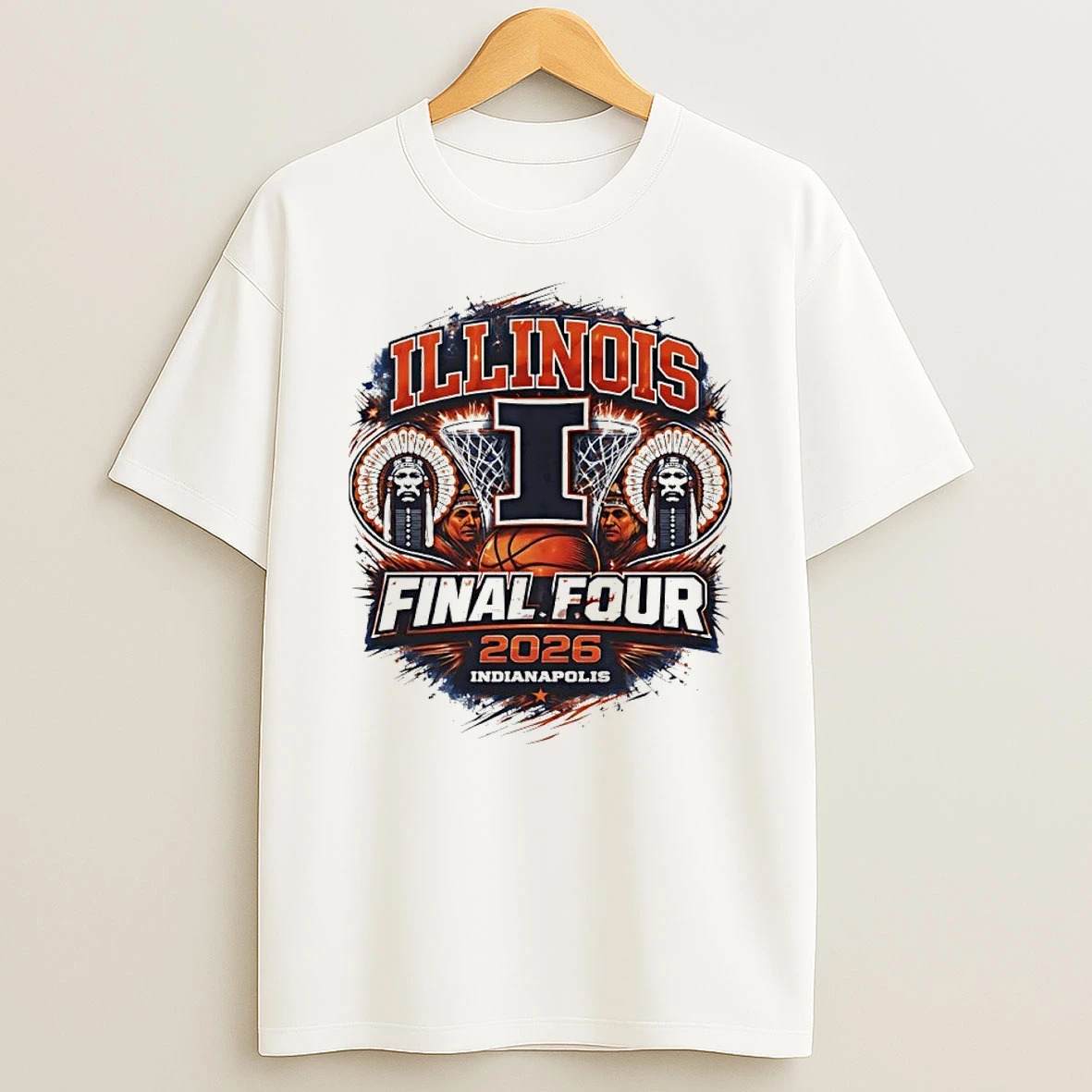 Illinois Final Four 2026 March Madness Illini Basketball Shirts