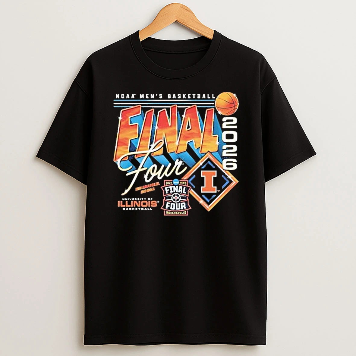 Illinois Mens Basketball 2026 Ncaa Final Four Streetwear Shirts