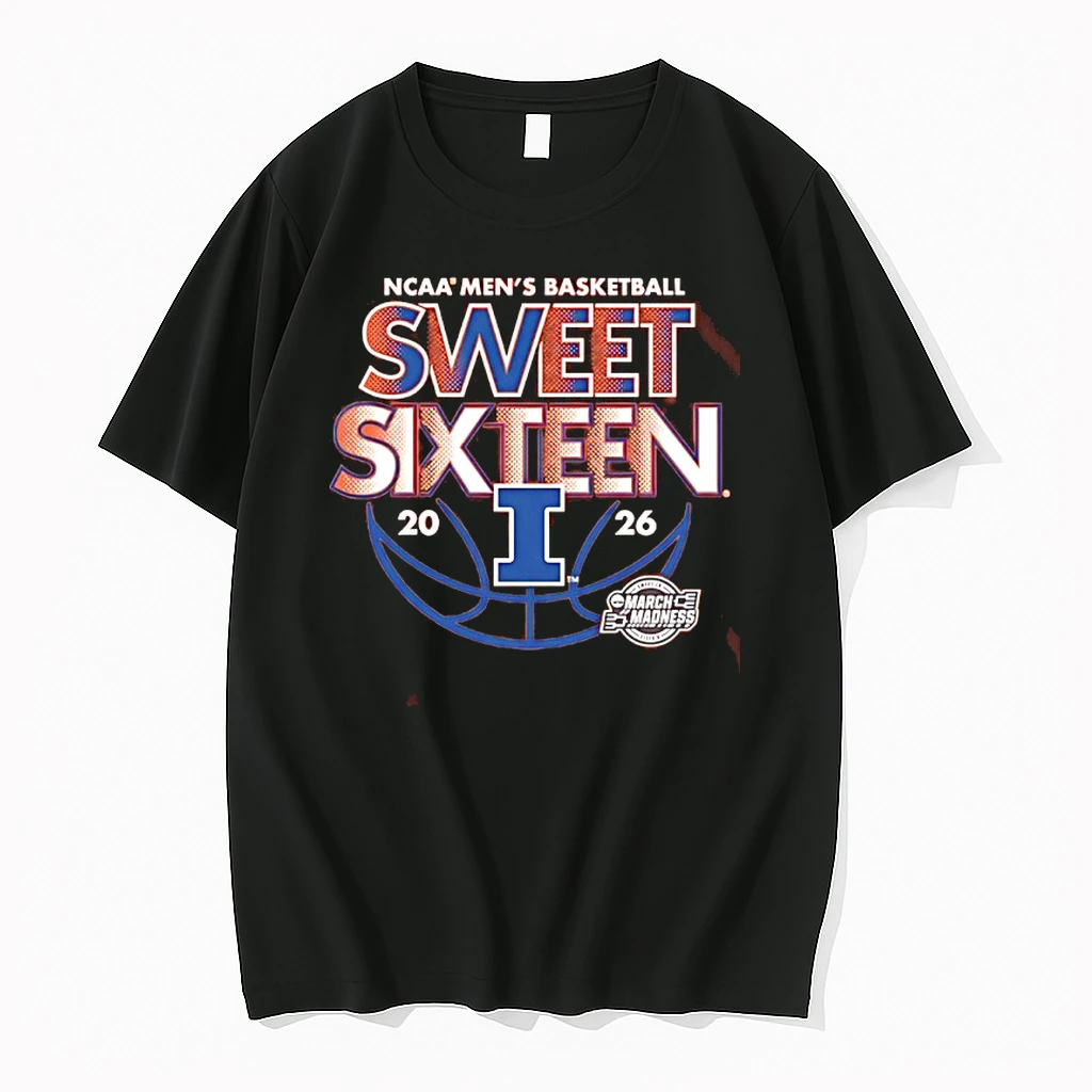 Illinois Mens Basketball 2026 Ncaa March Madness Sweet Sixteen Shirts