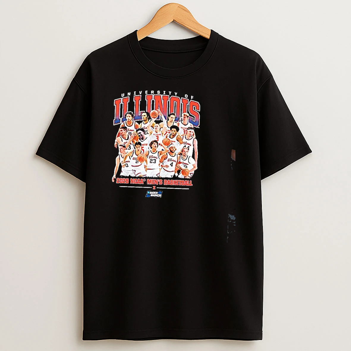 Illinois Mens Basketball Ncaa March Madness 2026 Team Shirts
