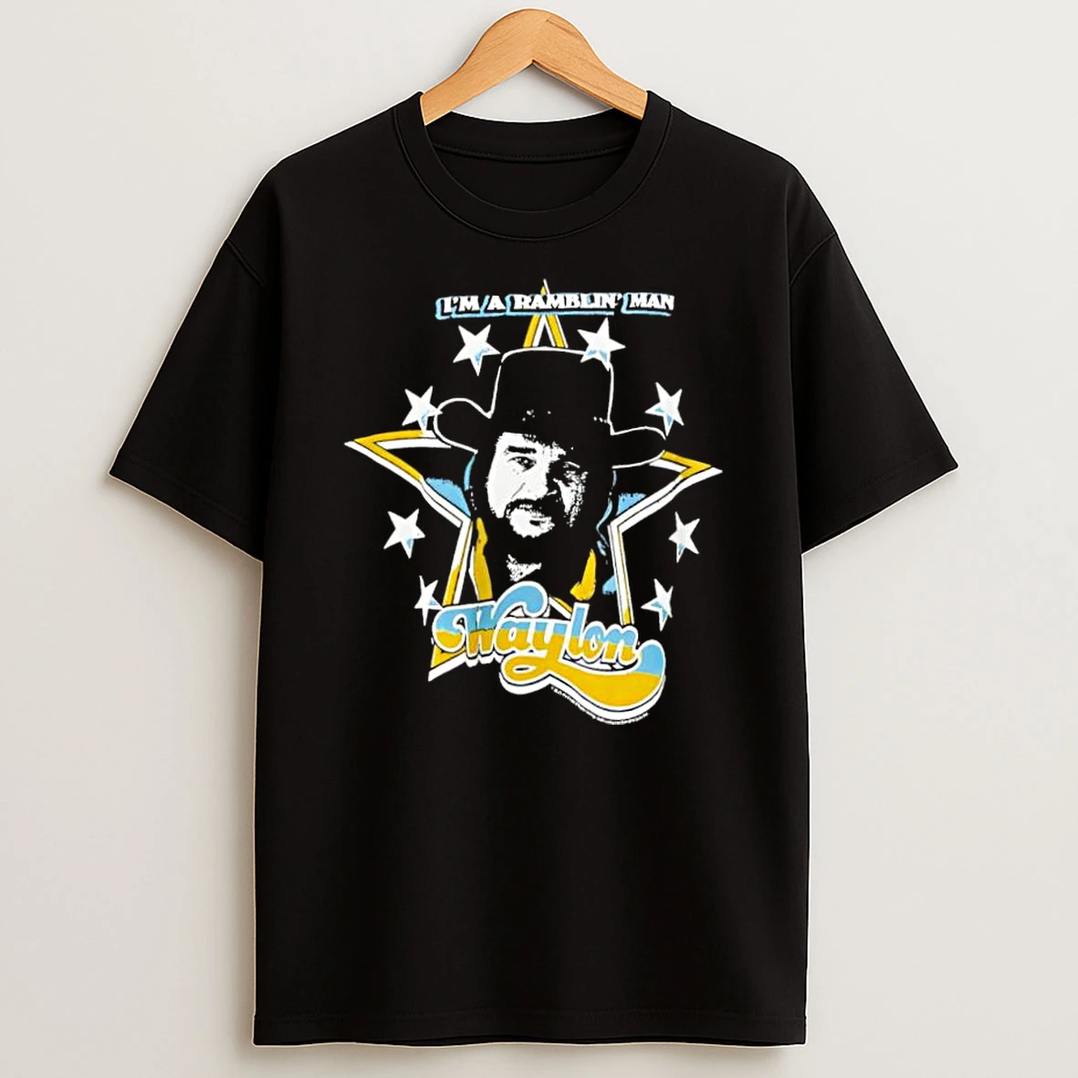 Im A Ramblin Man Waylon Jennings Star Graphic Shirts