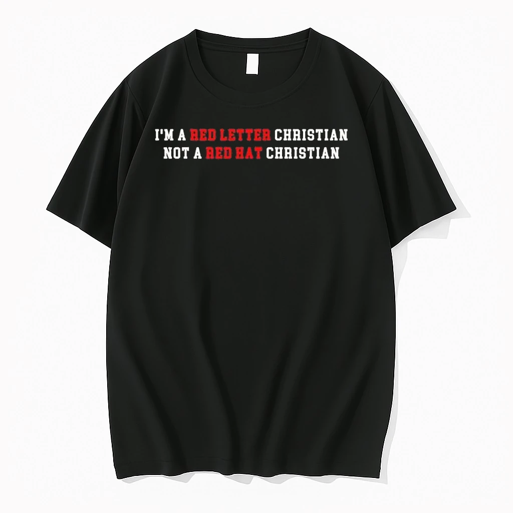 Im A Red Letter Christian Not A Red Hat Christian Tee Shirts