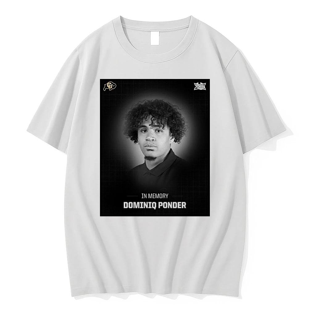 In Memory Of Colorado Football Student Athlete Dominiq Ponder 2002 2026 Big 12 Shirts