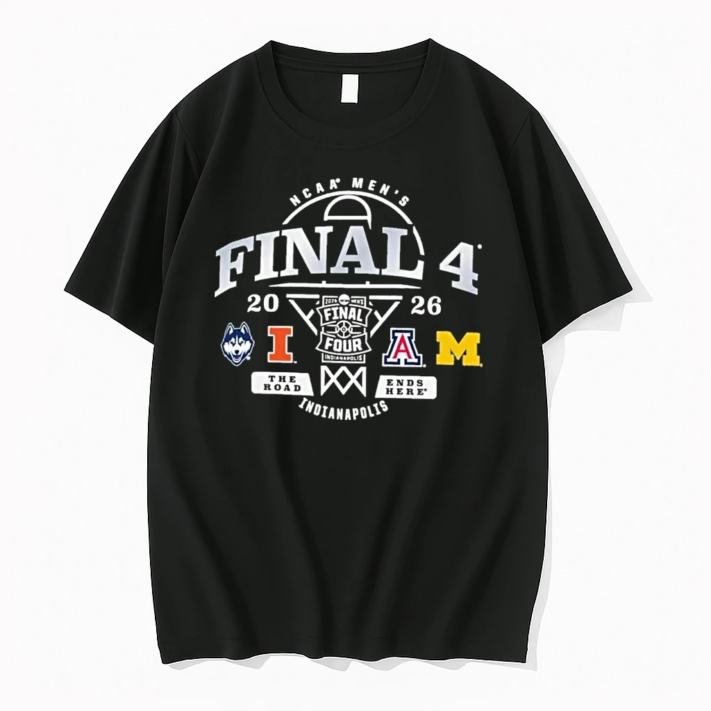 Indianapolis 4 Teams 2026 Ncaa Mens Final Four Shirts